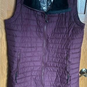 Women's Long Columbia Purple Quilted Vest